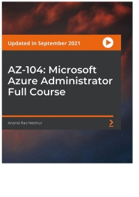 表紙画像: AZ-104: Microsoft Azure Administrator Full Course 1st edition 9781800205246