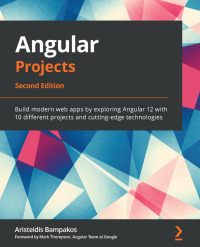 Cover image: Angular Projects 2nd edition 9781800205260