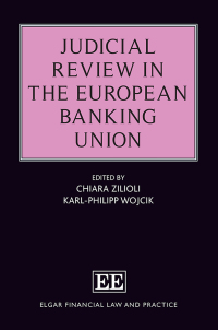 Imagen de portada: Judicial Review in the European Banking Union 1st edition 9781800373198