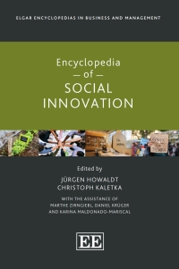 Omslagafbeelding: Encyclopedia of Social Innovation 1st edition 9781800373341
