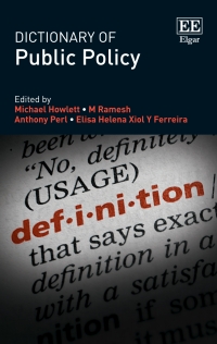 表紙画像: Dictionary of Public Policy 1st edition 9781800374782