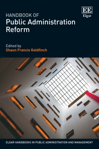 Cover image: Handbook of Public Administration Reform 1st edition 9781800376731