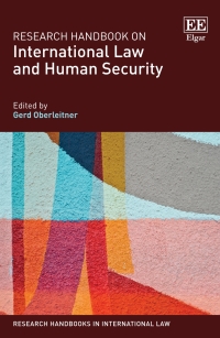 Imagen de portada: Research Handbook on International Law and Human Security 1st edition 9781800376960