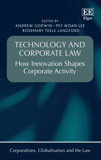 Cover image: Technology and Corporate Law 1st edition 9781800377158