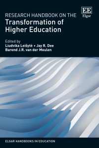 Cover image: Research Handbook on the Transformation of Higher Education 1st edition 9781800378209