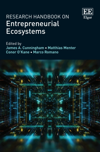Cover image: Research Handbook on Entrepreneurial Ecosystems 1st edition 9781800378971
