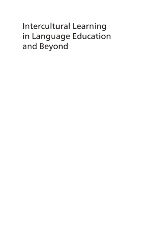 Cover image: Intercultural Learning in Language Education and Beyond 9781800412590