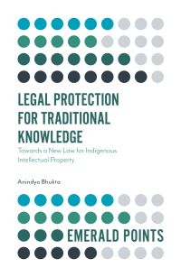 Omslagafbeelding: Legal Protection for Traditional Knowledge 9781800430662