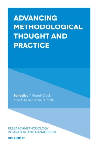Immagine di copertina: Advancing Methodological Thought and Practice 9781800430808