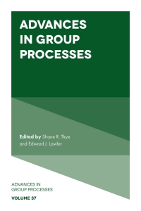 Cover image: Advances in Group Processes 9781800432338