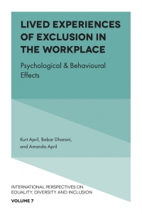 Titelbild: Lived Experiences of Exclusion in the Workplace 9781800433090