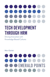 Cover image: Tech Development through HRM 9781800433151