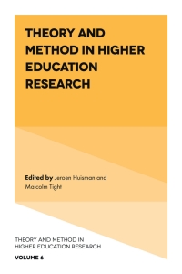 Imagen de portada: Theory and Method in Higher Education Research 9781800433212