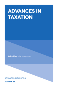 Imagen de portada: Advances in Taxation 1st edition 9781800433274