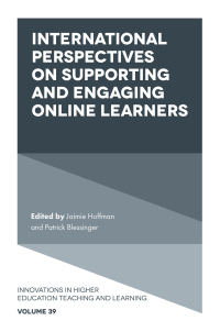 Omslagafbeelding: International Perspectives on Supporting and Engaging Online Learners 9781800434851