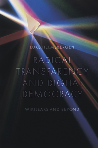 Titelbild: Radical transparency and digital democracy 9781800437630