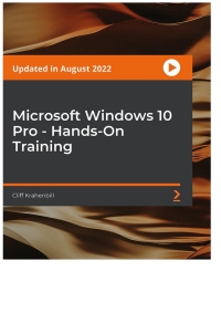 Cover image: Microsoft Windows 10 Pro - Hands-On Training 1st edition 9781800563155