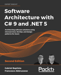 Imagen de portada: Software Architecture with C# 9 and .NET 5 2nd edition 9781800566040