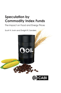 Omslagafbeelding: Speculation by Commodity Index Funds 9781800622081