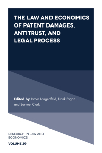 Titelbild: The Law and Economics of Patent Damages, Antitrust, and Legal Process 9781800710252