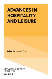 Titelbild: Advances in Hospitality and Leisure 9781800712737