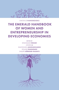 Imagen de portada: The Emerald Handbook of Women and Entrepreneurship in Developing Economies 9781800713277
