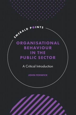 Cover image: Organisational Behaviour in the Public Sector 9781800714212