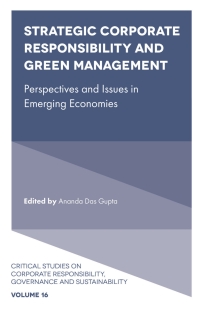 Imagen de portada: Strategic Corporate Responsibility and Green Management 9781800714472
