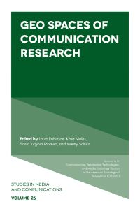 Imagen de portada: Geo Spaces of Communication Research 9781800716063