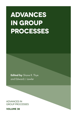 Imagen de portada: Advances in Group Processes 9781800716780