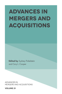 Immagine di copertina: Advances in Mergers and Acquisitions 9781800717244