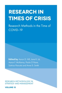 Imagen de portada: Research in Times of Crisis 9781800717985