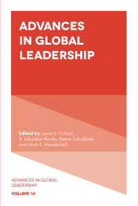 Cover image: Advances in Global Leadership 9781800718388