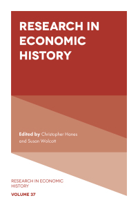 Imagen de portada: Research in Economic History 9781800718807