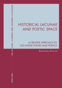 Cover image: Historical Lacunae and Poetic Space 1st edition 9781800795440