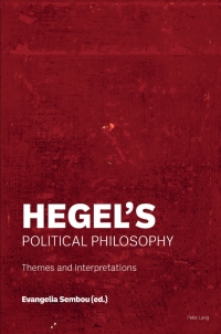 Cover image: Hegel’s Political Philosophy 1st edition 9781800796225