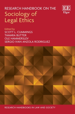 Imagen de portada: Research Handbook on the Sociology of Legal Ethics 1st edition 9781800880559