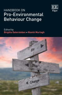 Cover image: Handbook on Pro-Environmental Behaviour Change 1st edition 9781800882126