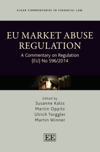 Omslagafbeelding: EU Market Abuse Regulation 1st edition 9781800882232