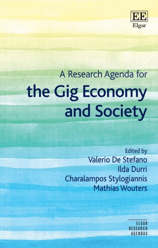Cover image: A Research Agenda for the Gig Economy and Society 1st edition 9781800883505