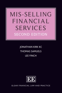 Cover image: Mis-selling Financial Services 2nd edition 9781800883697