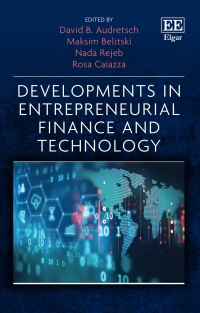Imagen de portada: Developments in Entrepreneurial Finance and Technology 1st edition 9781800884335