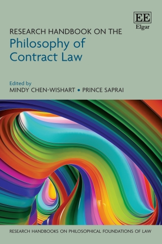 Cover image: Research Handbook on the Philosophy of Contract Law 1st edition 9781800885400