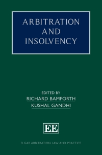 Cover image: Arbitration and Insolvency 1st edition 9781800887381