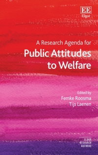 Titelbild: A Research Agenda for Public Attitudes to Welfare 1st edition 9781800887404