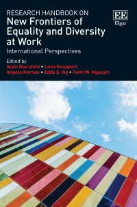 صورة الغلاف: Research Handbook on New Frontiers of Equality and Diversity at Work 1st edition 9781800888296