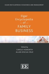 Cover image: Elgar Encyclopedia of Family Business 1st edition 9781800888715