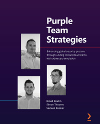 Imagen de portada: Purple Team Strategies 1st edition 9781801074292