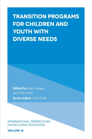 Cover image: Transition Programs for Children and Youth with Diverse Needs 9781801171021