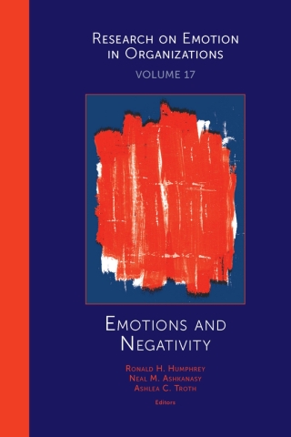 Imagen de portada: Emotions and Negativity 9781801172011